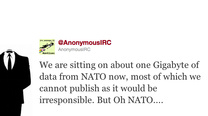 Click here to read Anonymous Claims Gigabyte of Stolen NATO Goodies (Updated)