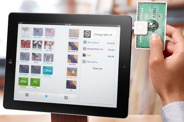 Square's Register app turns the iPad into a full on point of sale terminal