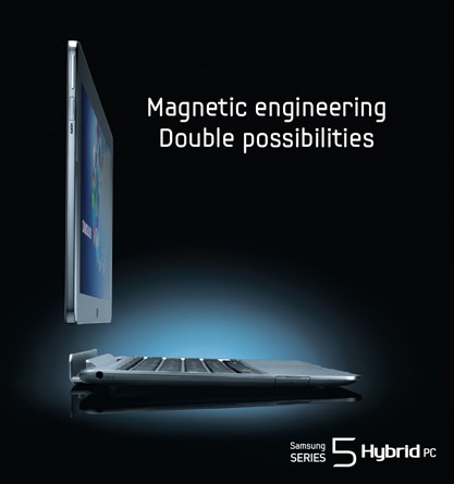 Samsung teases Series 5 Hybrid PC, a Windows 8 tablet with magnetic keyboard dock and pen support